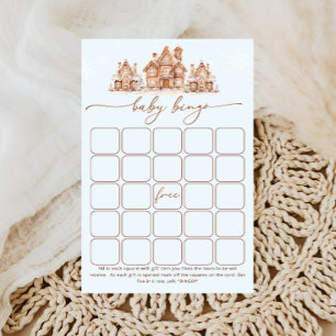 It Takes a Village Winter Baby Shower Bingo Game