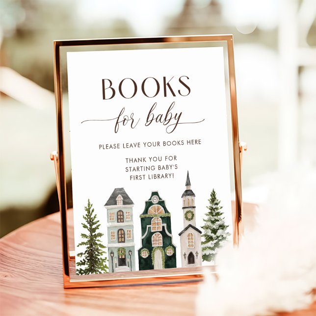 It Takes a Village Winter Books for Baby Poster (Creator Uploaded)