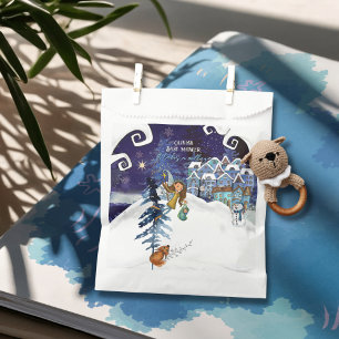 It Takes a Village – Winter Magic Ice Blue Favour Bags