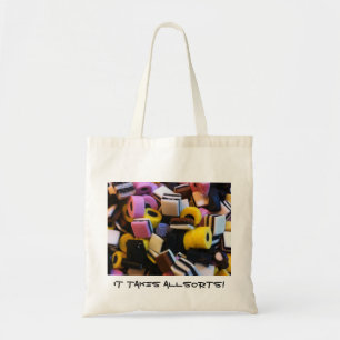 it takes allsorts tote bag