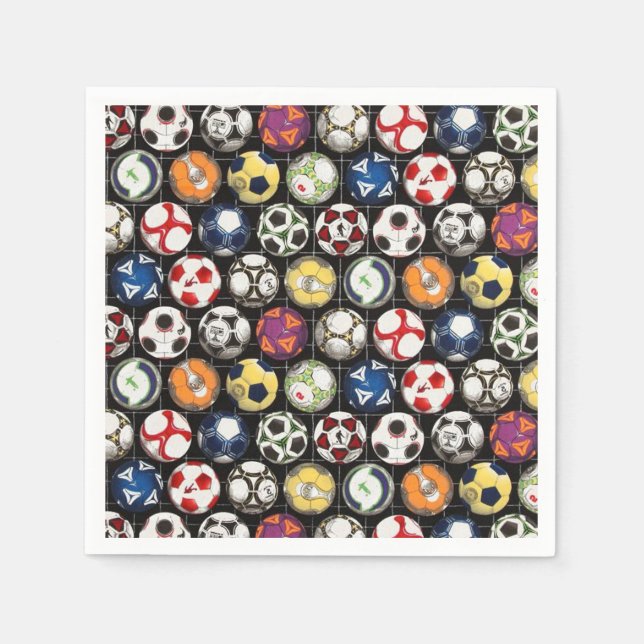 It Takes Balls to Play Soccer Napkin (Front)