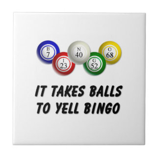 It Takes Balls To Yell Bingo Tile