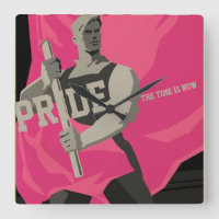 It Takes No... Pride Square Wall Clock