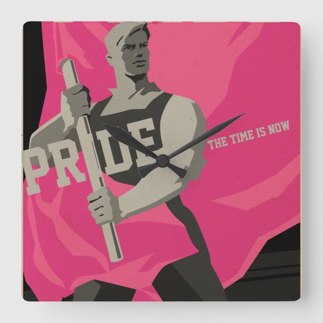 It Takes No... Pride Square Wall Clock (Front)