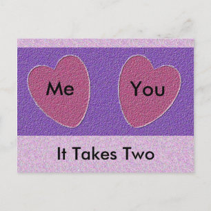 It Takes Two Postcard