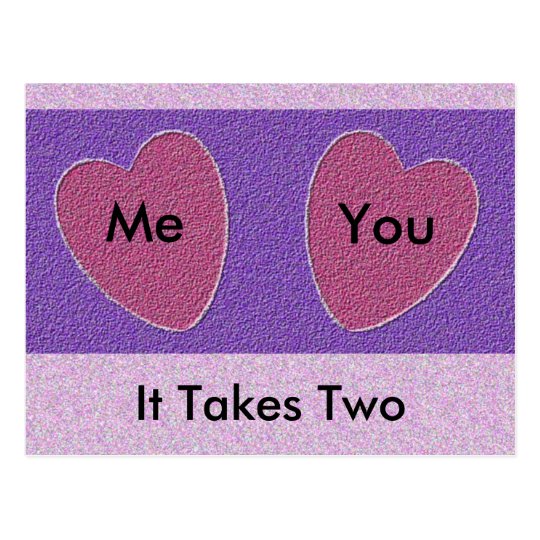 It Takes Two Postcard