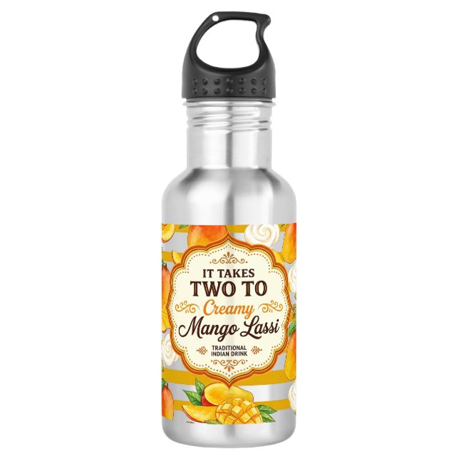 It Takes Two To Illustration 532 Ml Water Bottle (Front)