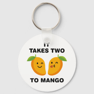 It Takes Two To Mango Key Ring
