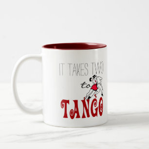 It takes Two to Tango Two-Tone Coffee Mug