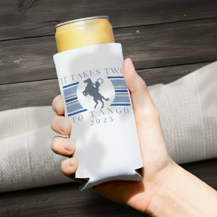 It Takes Two to Tango - Western Bachelorette Party Seltzer Can Cooler