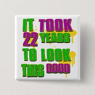 It took 22 years to look this good 15 cm square badge