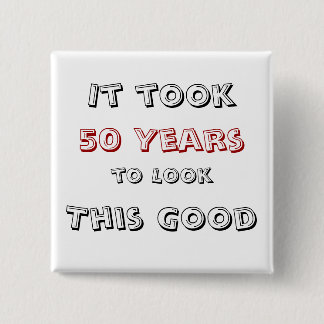 It took 50 years to look this good 15 cm square badge