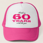 It took me 60 years to look this good hat<br><div class="desc">Birthday hat for 60 year old | Personalizable age and colours. 60th Birthday hat | Personalizable age. It took me 60 years to look this good. Also available as t shirt for women and men.</div>