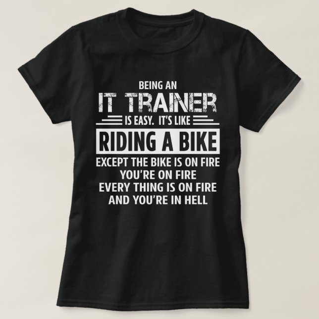 IT Trainer T-Shirt (Design Front)
