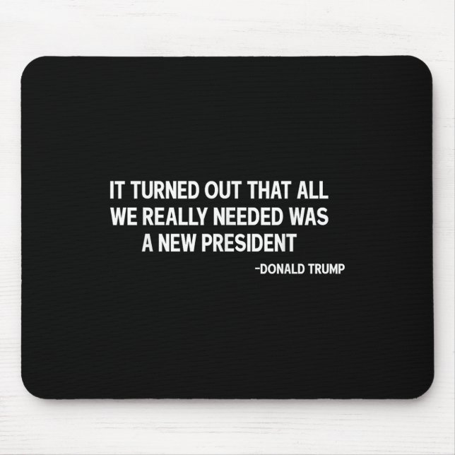 It Turned Out That All We Really Needed Was A New Mouse Mat (Front)