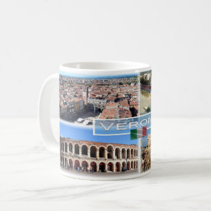 IT Verona - Arena Internally  Castelvecchio Bridge Coffee Mug