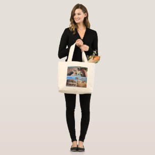 IT Verona - Arena Internally Castelvecchio Bridge Large Tote Bag
