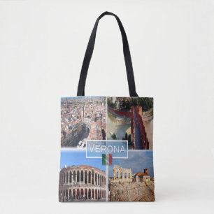 IT Verona - Arena Internally Castelvecchio Bridge Tote Bag