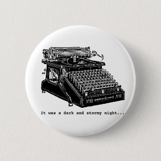 It was a Dark and Stormy Night 6 Cm Round Badge