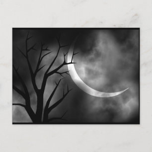 It was a dark and stormy night postcard