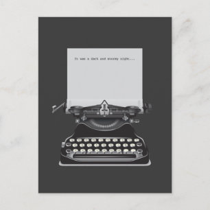 It was a Dark and Stormy Night Postcard