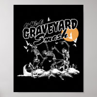 It Was A Graveyard Smash Halloween Skeleton Dancin
