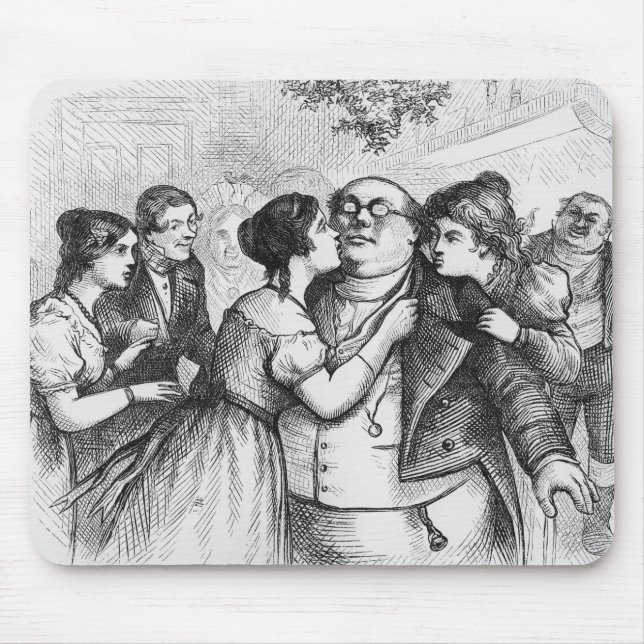 It was a pleasant thing to see Mr. Pickwick Mouse Mat (Front)
