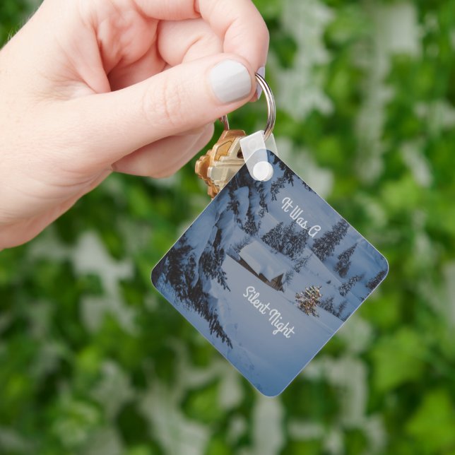 It Was A Silent Night Key Ring (Hand)