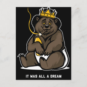 It was all a dream postcard