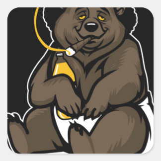 It was all a dream square sticker