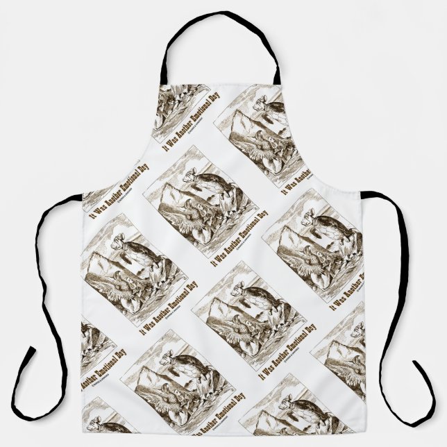 It Was Another Emotional Day Alice Mock Turtle Apron (Front)
