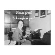 It Was Great to Hear from You Postcard
