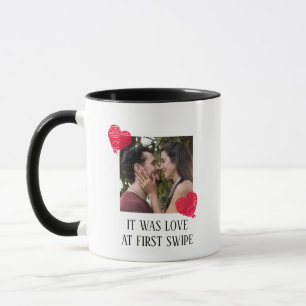 IT WAS LOVE AT FIRST SWIPE MUG