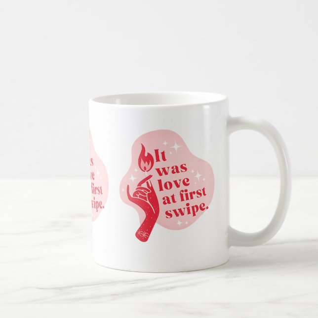 It Was Love At First Swipe Mug (Right)
