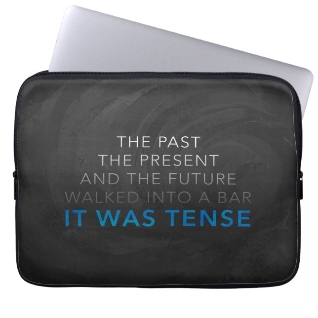 It Was Tense Laptop Sleeve (Front)