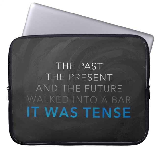 It Was Tense Laptop Sleeve (Front)