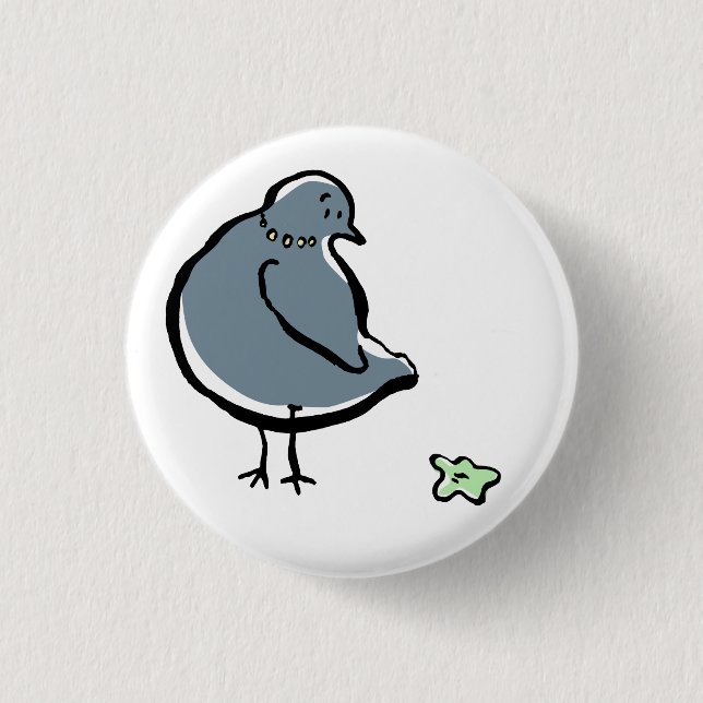 it wasn’t me 3 cm round badge (Front)