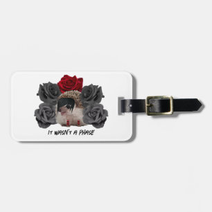 It Wasn't a Phase Emo Hedgehog Luggage Tag