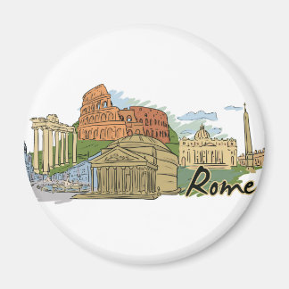 It Wasn't Built In A Day (Rome) Magnet