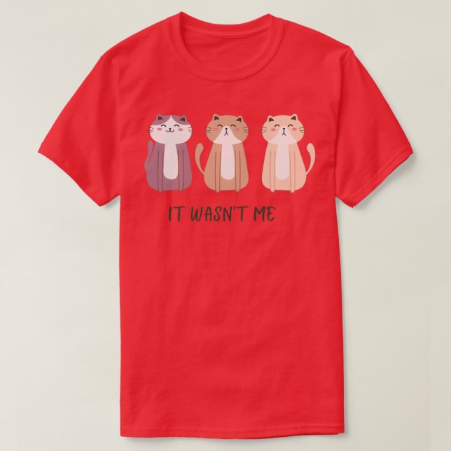 It wasnt me 2 T-Shirt (Design Front)