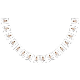 It Wasn't Me angel pug funny quote    Bunting