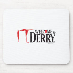 It_ Welcome To Derry Vintage Distressed Logo Horro Mouse Mat