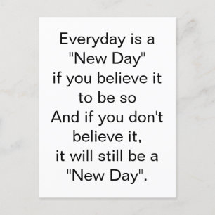 It will still be a New Day Inspirational Postcard
