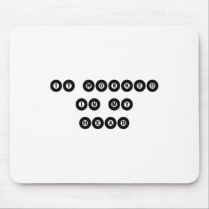 It Worked In My Head - Billiard Pool Player Sports Mouse Mat