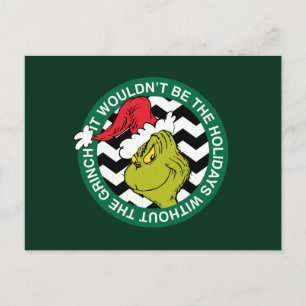 It Wouldn't Be the Holidays Without Grinch Postcard