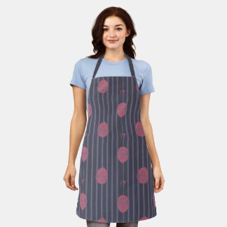IT - You'll Float Too Balloon Striped Pattern Apron