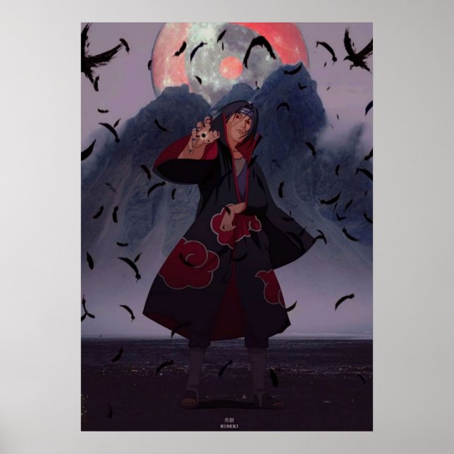 Itachi uchiha Akatsuki Poster (Front)