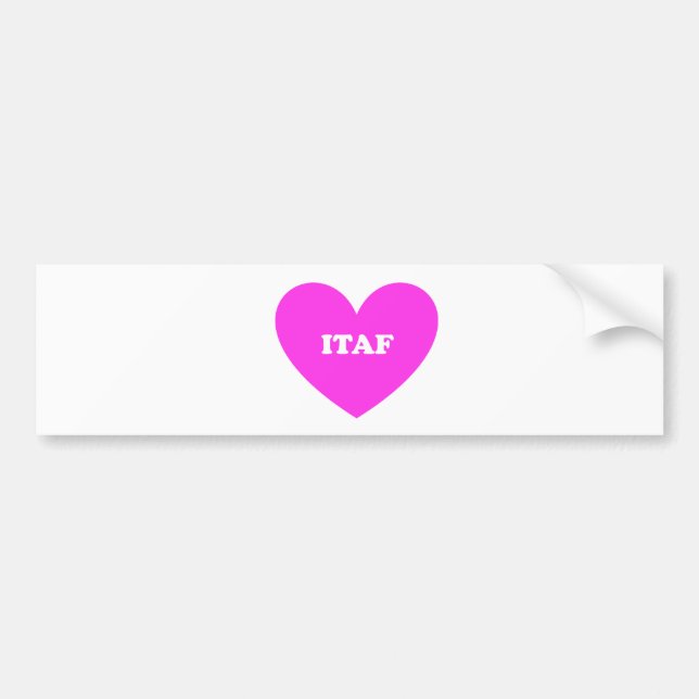 Itaf Bumper Sticker (Front)