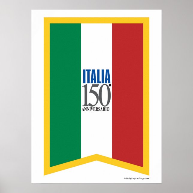 Italia 150 Anniversary Poster (Front)