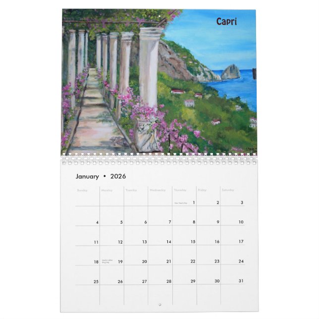 Italia 2015 Wall Calendar (Jan 2026)